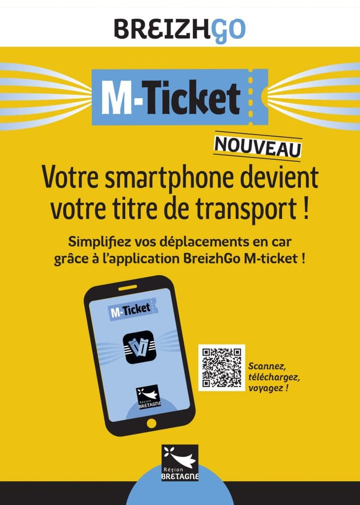 Le M-Ticket ! le nouveau titre de paiement dématérialisé du réseau Breizhgo !