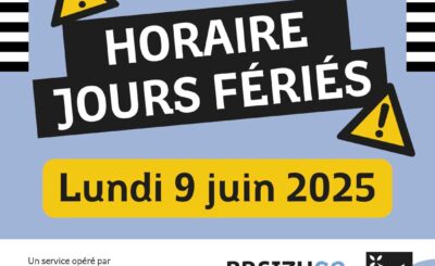 horaires jours fériés
